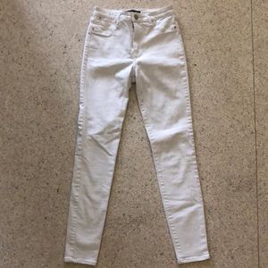 Plain White Abercrombie Jeans